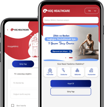 Koç Healthcare Mobil Uygulaması: Tüm Sağlık Hizmetleri Tek Noktada